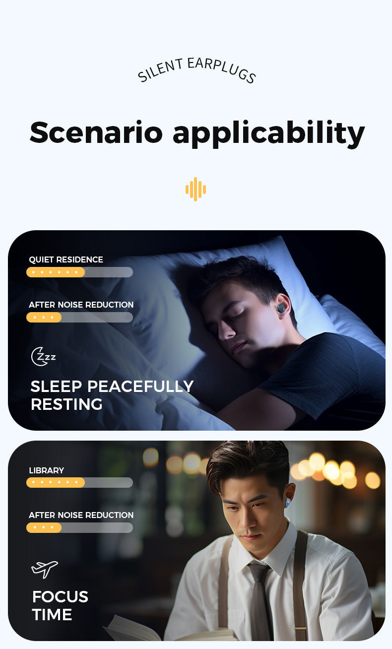 Silicone Ear Plugs For Sleep Soundproof Noise Reduction, Cozy Sleep Aid Fall 2026 Gift