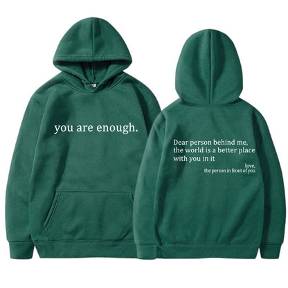 Plush Cozy Unisex Hoodie - Relaxed Fit, Cotton, Regular