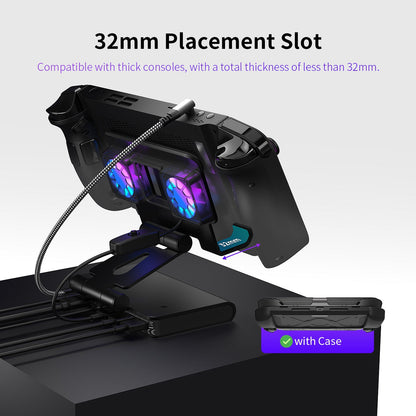 Station Docking 100W With Dual Fans 4K HDMI Gaming Dock