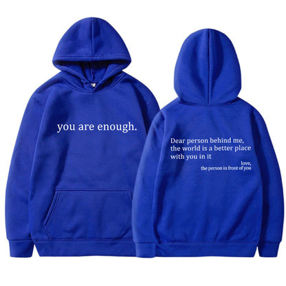 Plush Cozy Unisex Hoodie - Relaxed Fit, Cotton, Regular