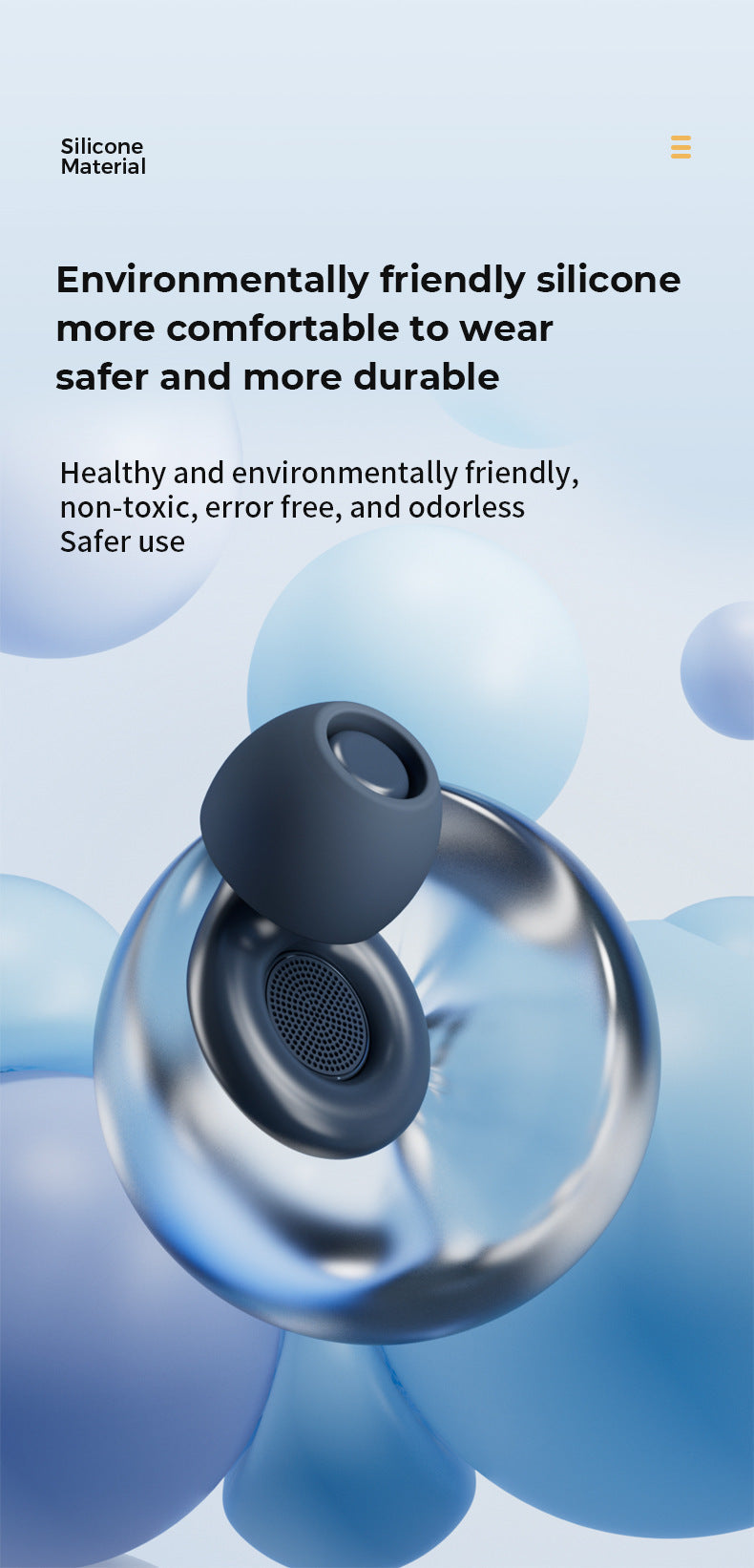 Silicone Ear Plugs For Sleep Soundproof Noise Reduction, Cozy Sleep Aid Fall 2026 Gift