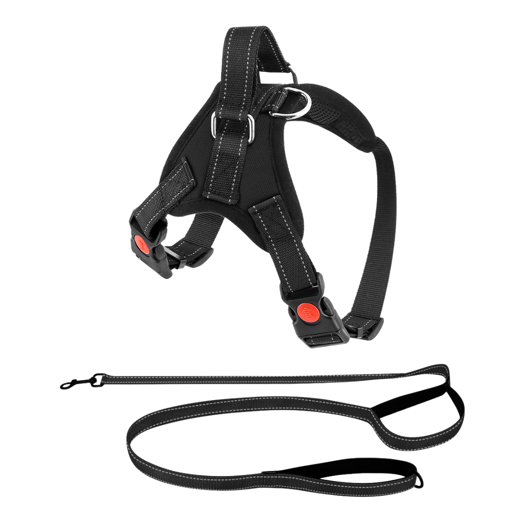 Dog Harness No-Choke Flexible Safety Harness Fall 2025 Trend Breathable Padding For Gentle Control