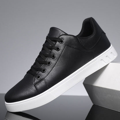 Variant image for Stylish Men's Leather Sneakers in Brown and Black for Everyday Comfort and Durability-12