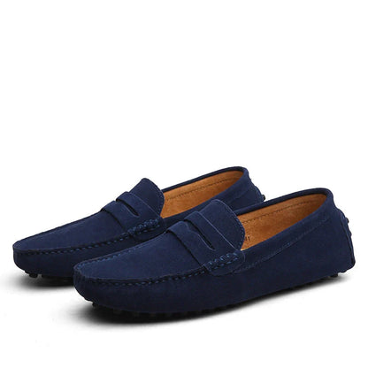 Variant image for Classic Men's Moccasins, Lightweight Slip-On Suede Shoes with Durable Sole for Office and Casual Wear-29