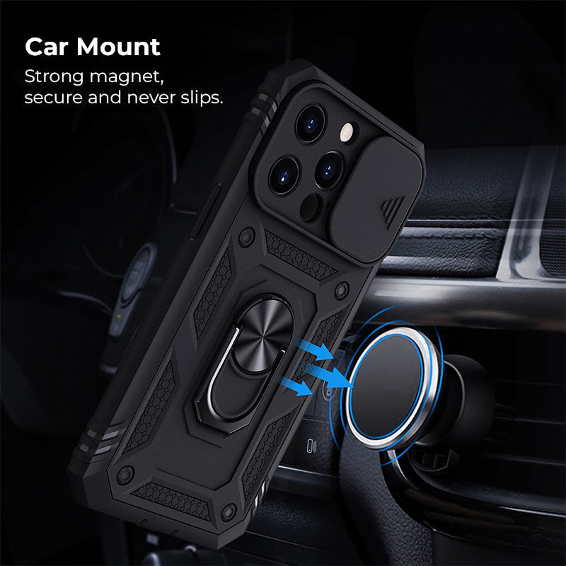 Magnetic2025 Edition Phone Case Rugged Ring Kickstand Fall