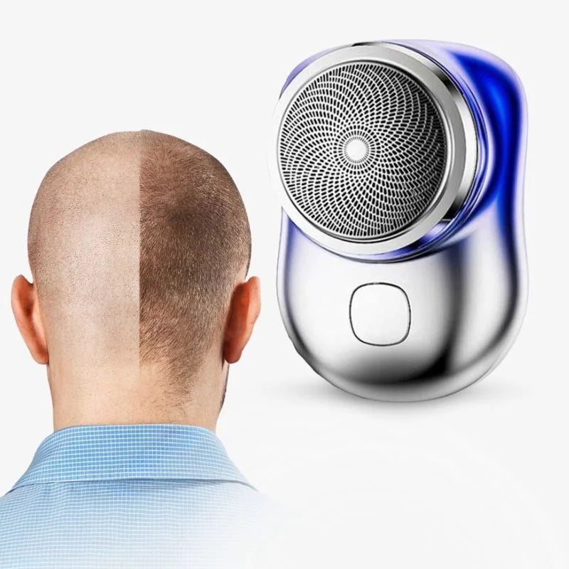 Motor-Driven Travel Shaver USB Pocket Mini Groomer Light