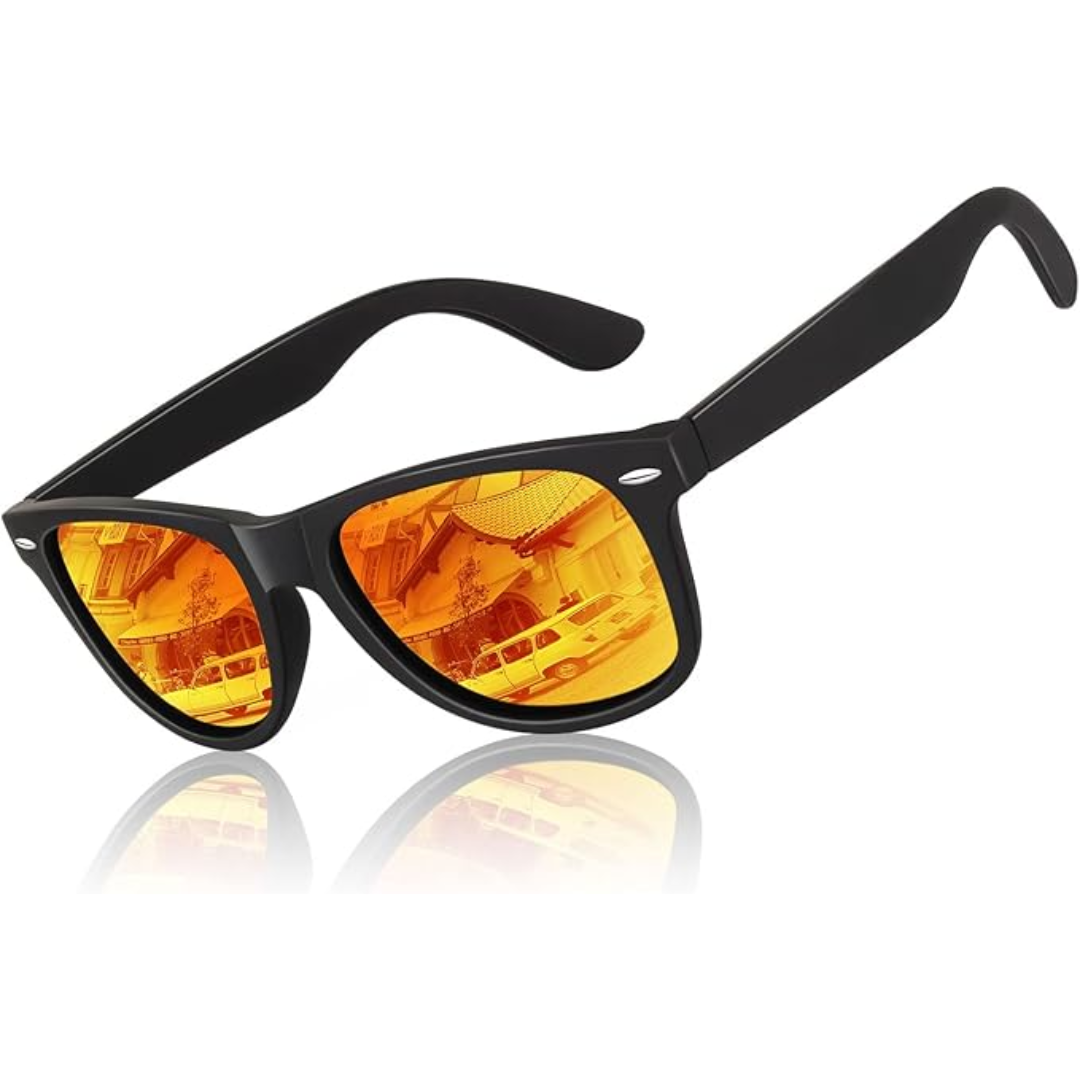 Polarisierte Unisex-Sonnenbrille im Retro-Stil – 80er Jahre Design, leicht, für Sommeraktivitäten 0