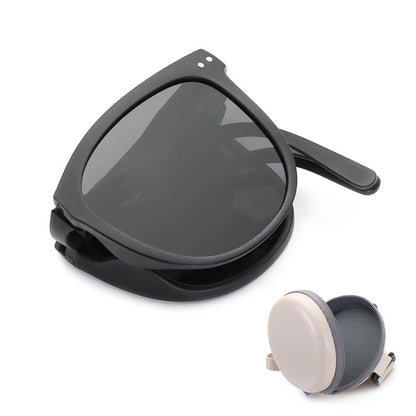 Praktische und stilvolle faltbare Sonnenbrille für Damen – ovales Design, UV400-Schutz, ideal für den Sommer 0
