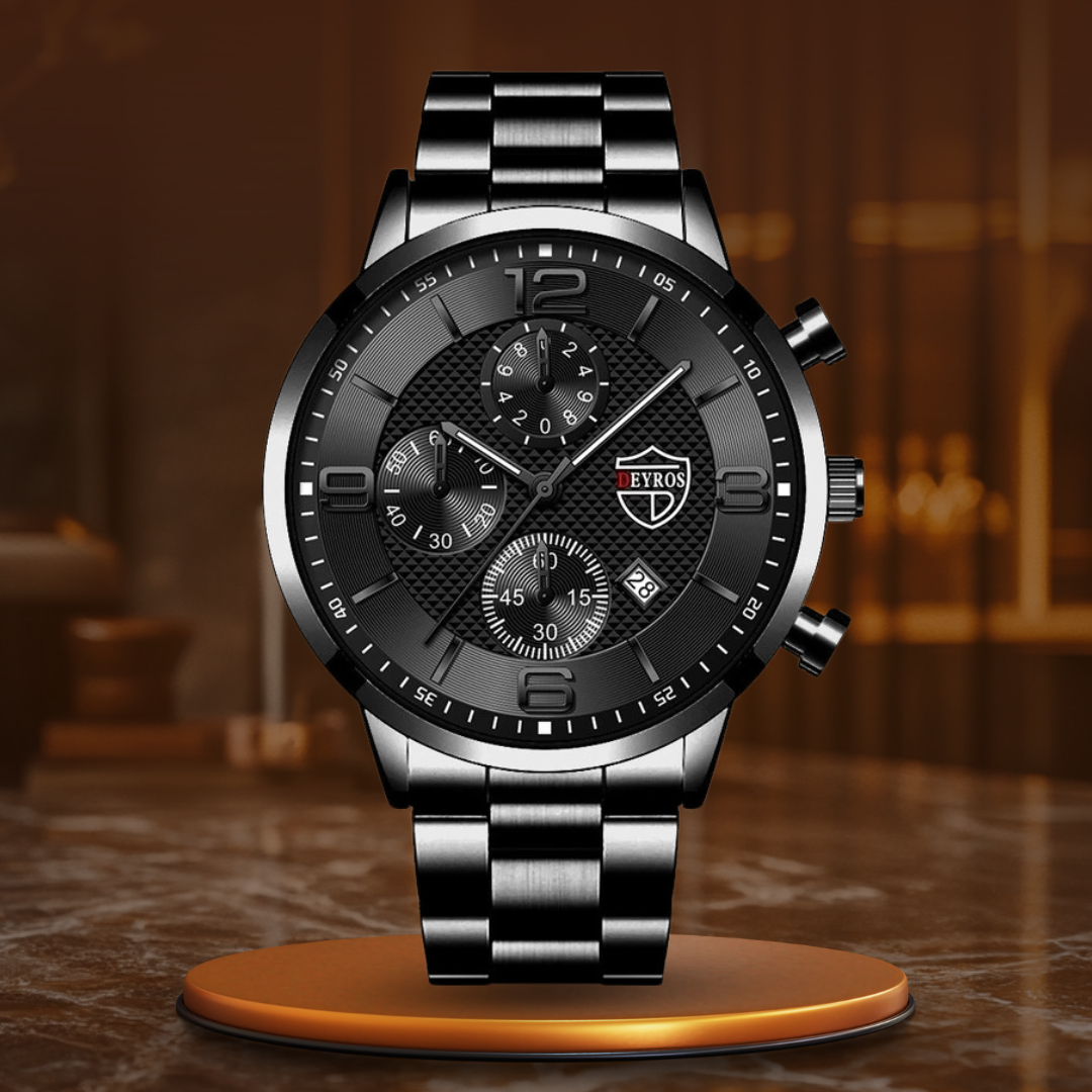 Premium Herren Armbanduhr – klassisches Design, Edelstahl, für Business und elegante Anlässe 5