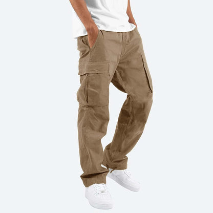 Variant image for Men's Cargo Pants with Practical Pockets, Comfortable Fit, Available in Black and Khaki-25