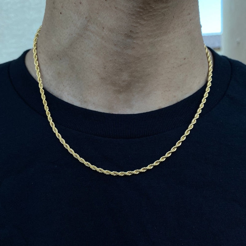 Robuste Herren-Halskette – stilvolles Design, Silber oder Gold, für jeden Anlass 0