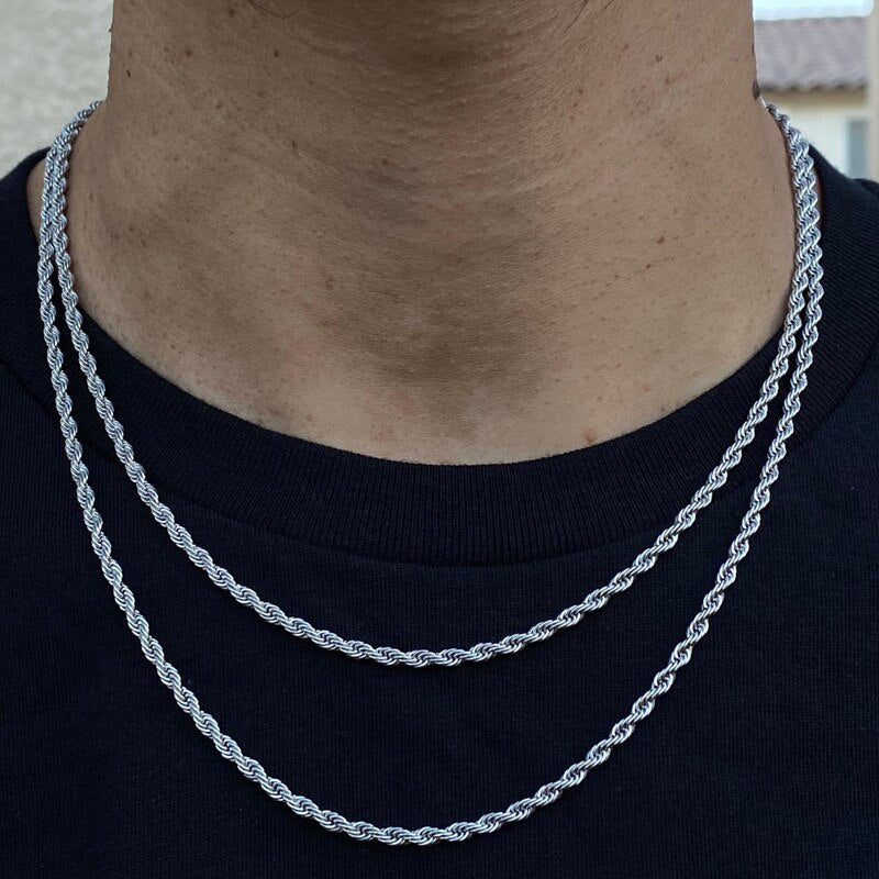 Robuste Herren-Halskette – stilvolles Design, Silber oder Gold, für jeden Anlass 1