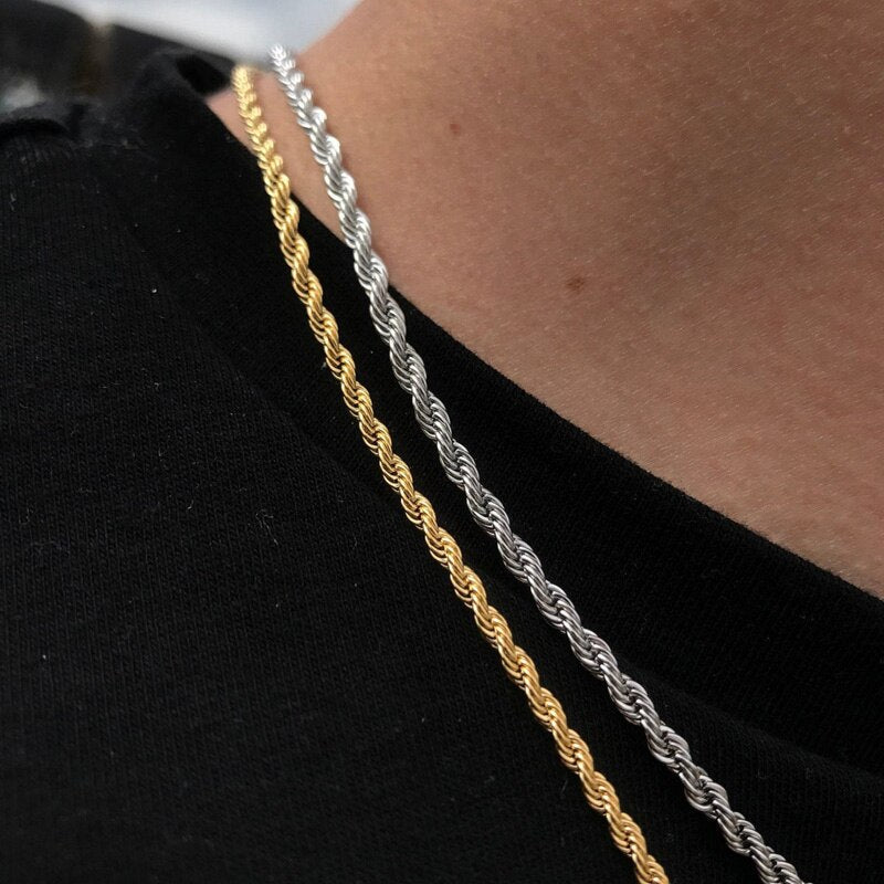 Robuste Herren-Halskette – stilvolles Design, Silber oder Gold, für jeden Anlass 2