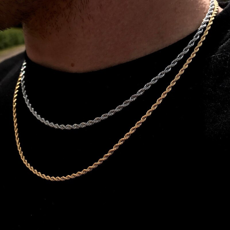 Robuste Herren-Halskette – stilvolles Design, Silber oder Gold, für jeden Anlass 4