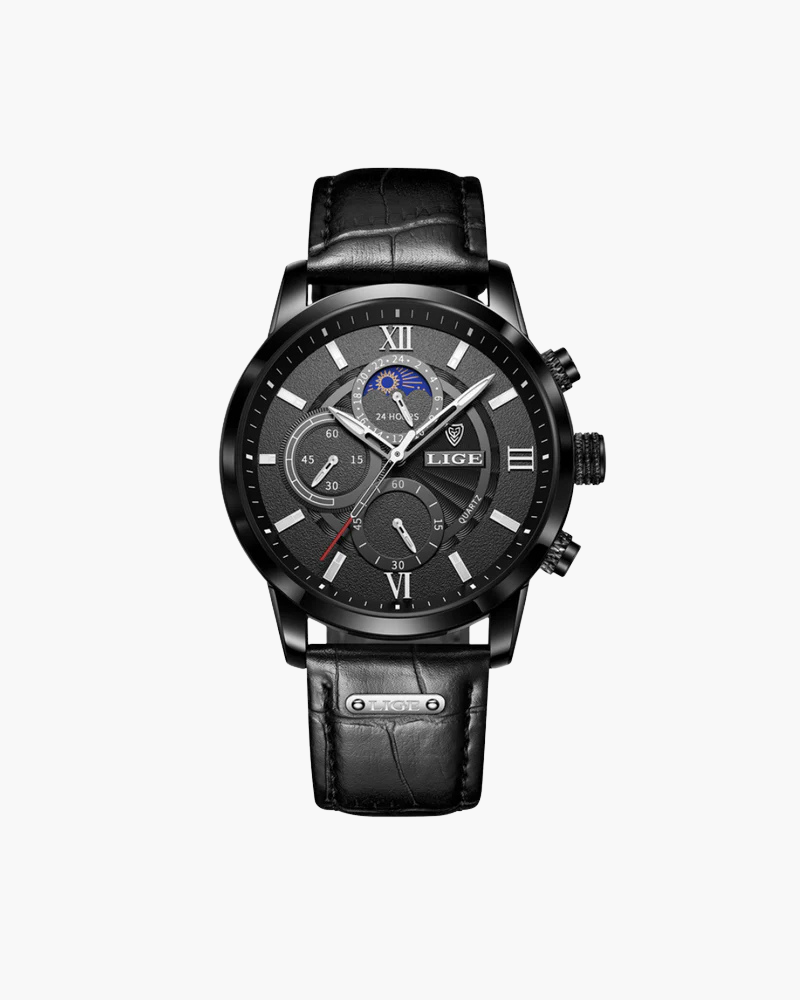 Robuste herrenarmbanduhr – klassisches Design, Edelstahl, für Business und Freizeit 2