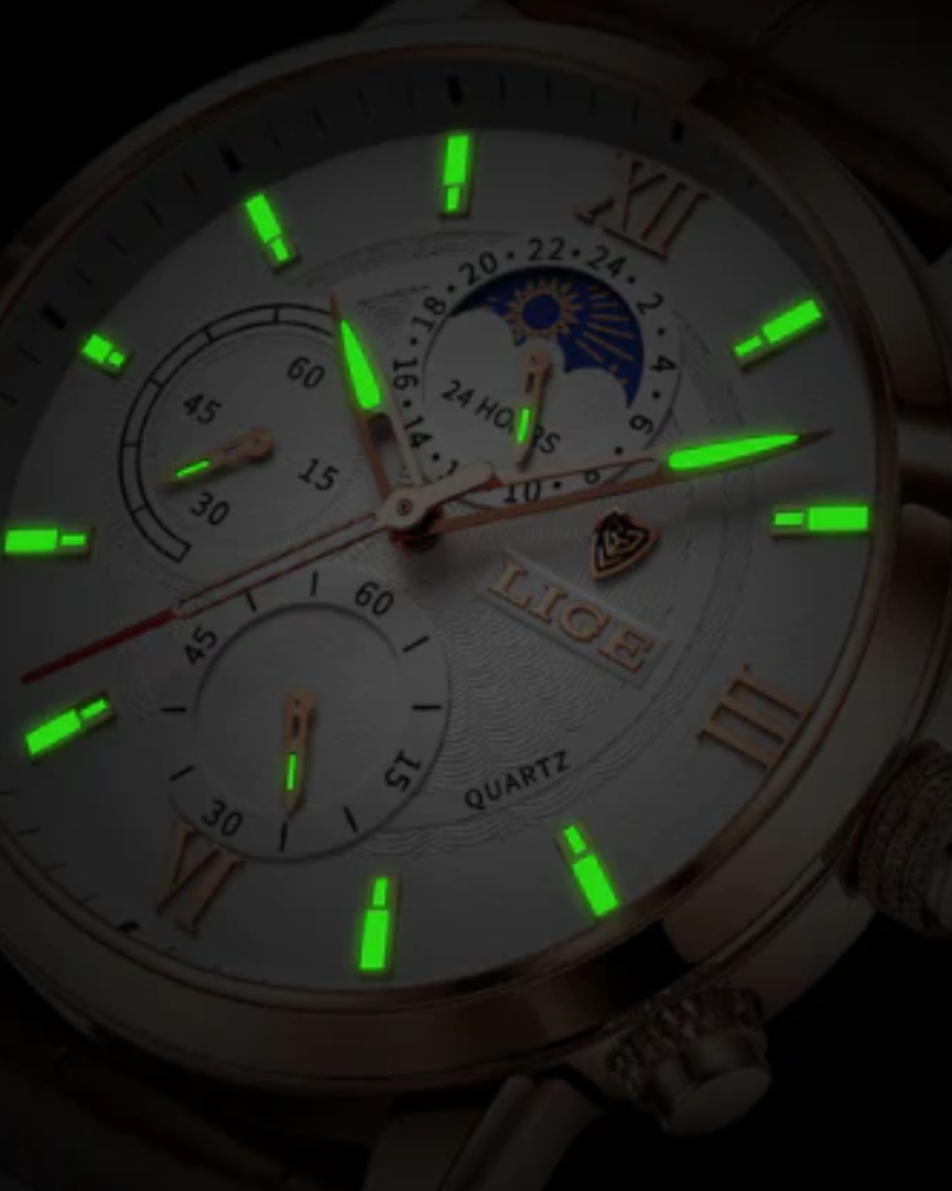Robuste herrenarmbanduhr – klassisches Design, Edelstahl, für Business und Freizeit 3