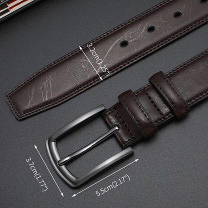 Robuster Herren Ledergürtel – klassisches Design, hochwertiges Leder, für jeden Anlass 1