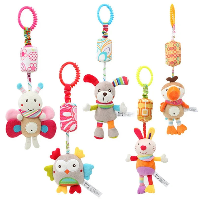 Rattle Baby Hanging Plush Toy Newborn Sensory Toys Gift