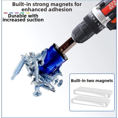 Magnetizer Drill Bit Device Aluminum Alloy Hex Shaft 635mm Demagnetizer Accessory for DIY Projects