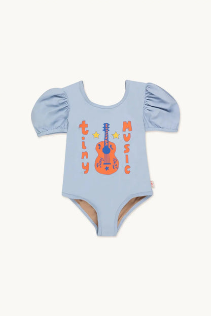 Light unisex one-piece swimsuit - casual cut, nylon, beach & pool wear for kids