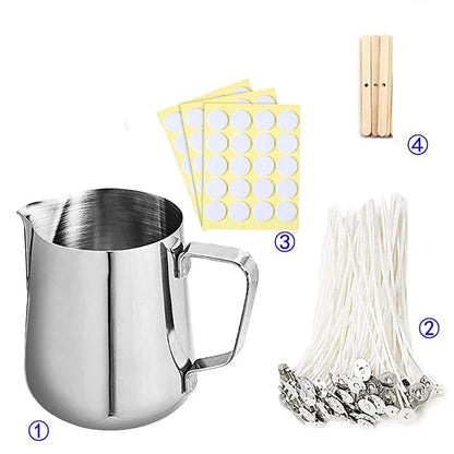 Candle Making Kit Complete DIY Supplies Kit Aromatherapy Candle Jars Mould Fall 2025 Beginner Gift