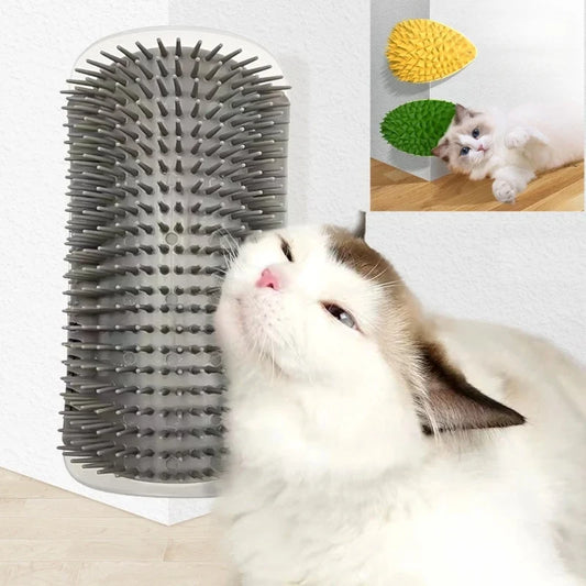 Grooming Cat Scratcher Brush & Massager for Dogs and Cats - Pet Hair Remover, 8 Colors