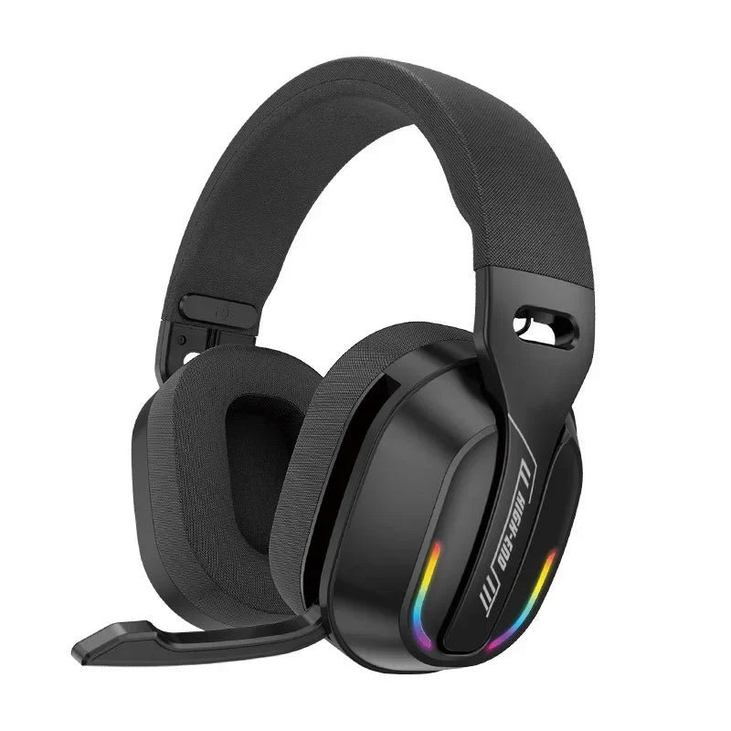 Gaming Headset Bluetooth 5.4 Cordless RGB Low Latency