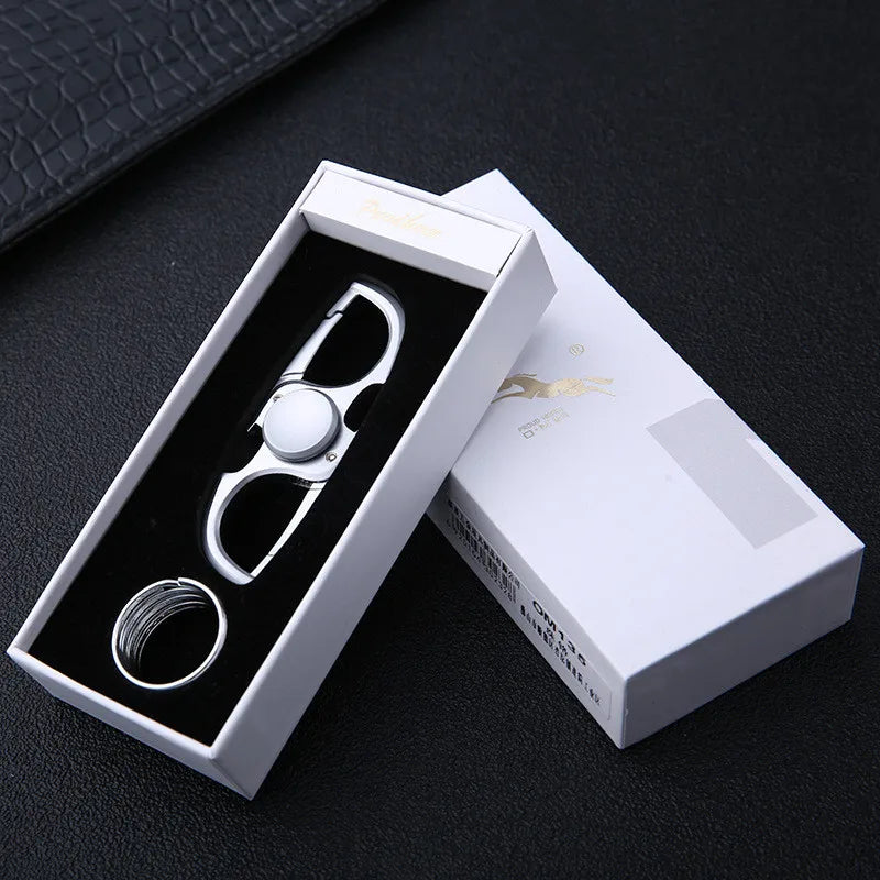 Fidget2025 Edition Spinner Keychain Stainless Steel EDC Gift