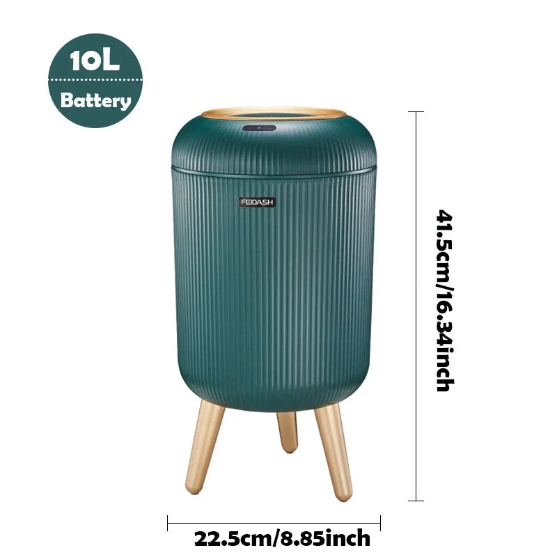 Automatic2025 Edition Trash Can Compact Plastic Motion Sensor Bin - Smart Household Waste Container, Hands Free Hygiene