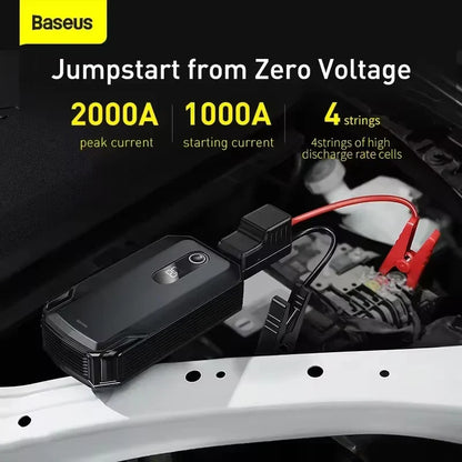 Car Jump Starter Power Bank Travel-Friendly 12V Battery Charger for Emergency Boost Fall 2025 Road Trip Ready