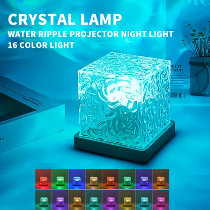Light Projection Ocean Wave Aurora LED Night Light With Remote USB Powered Dimmable Rotating Fall 2026 Gift Idea
