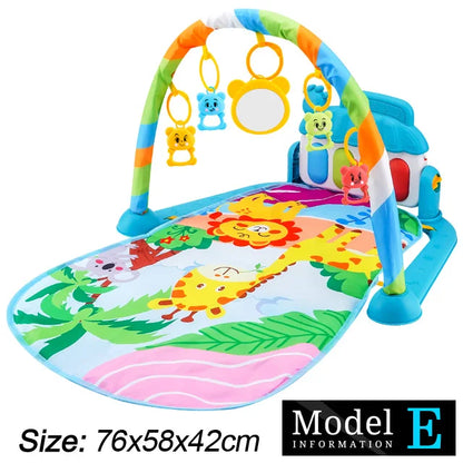 Play Baby Gym Piano Activity Mat With Hanging Toys Newborn Early Education Fall 2025 Sensory Motor Skill Gift