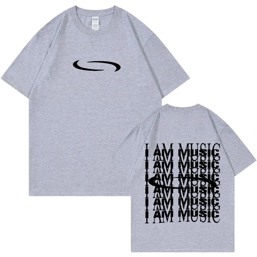 Carti PlayBoi ''I'm Music T-shirt'' Opium Ken Carson Tour Rap Fashion Hip Hop Oversized Tees