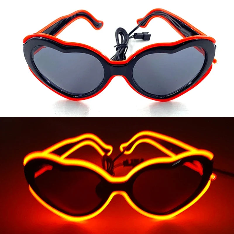 Light 1PC Up LED Glasses Neon Sunglasses for Parties Kids Adults