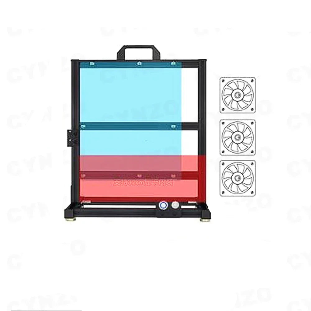 Frame Open Aluminum PC Case Rack EATX Water Cooling