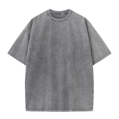 loose-fit silhouette, heavy cotton, vintage-washed streetwear tee – Oversized men's t-shirt