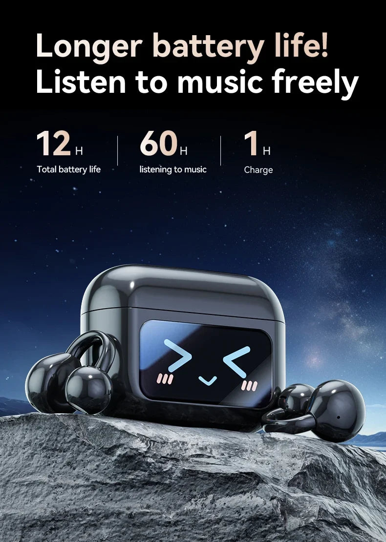 Cordless Translator Earbuds Touch Screen Case 144 Languages