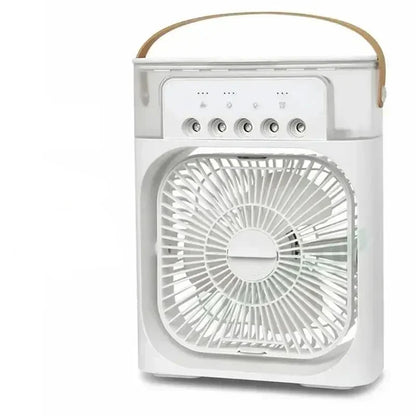 Humidifier Air Cooling USB Fan Water Mist Mini 3 In 1 Silent Cooler