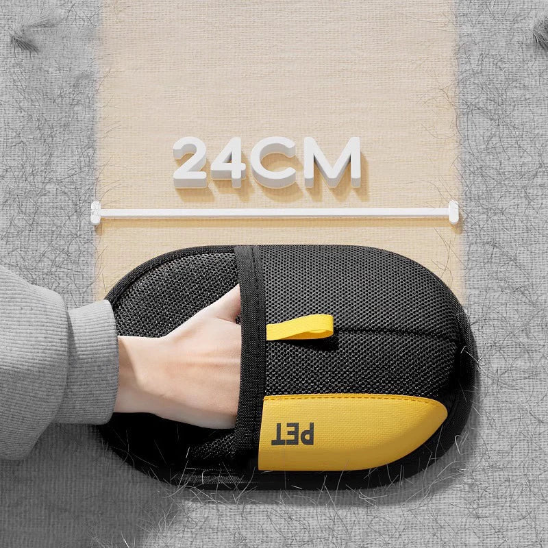 Removes Hair from Furniture and Coat, Cats and Dogs – Double-Sided Pet Grooming Glove