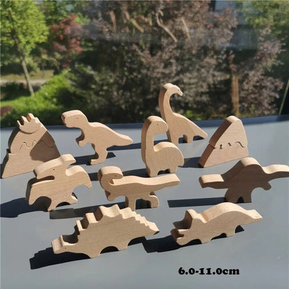 Wooden Building Blocks Pastel Scandinavian Stacking Play Kit Fall 2025 Eco Friendly Imaginative Play Gift