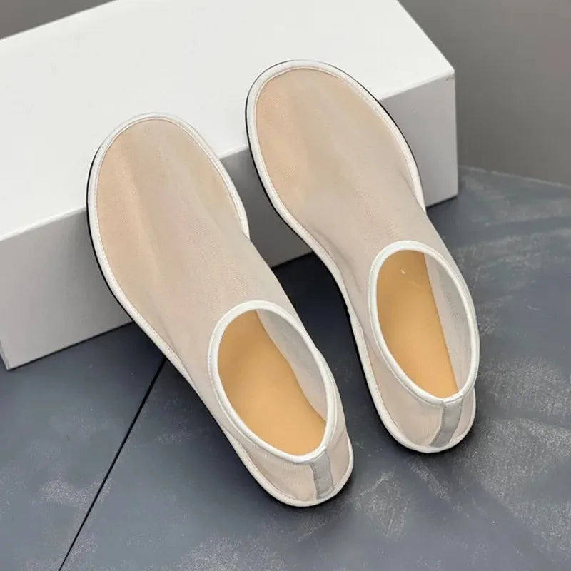 Women Breathable Mesh Ballet Flats - Slip On, For Summer