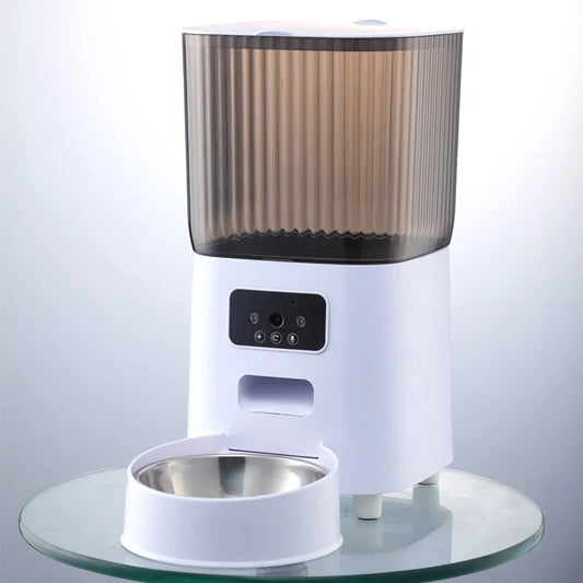Double 5L Bowls Smart Automatic Cat Feeder With Camera