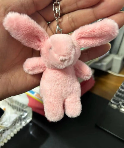 Rabbit Plush Keychain Cute Bunny Bag Charm Plush Gift