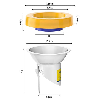 Flange Toilet Ring Universal Anti Leak Seal Floor Mounted Drain Seal for Bathroom Fall 2026 Upgrade