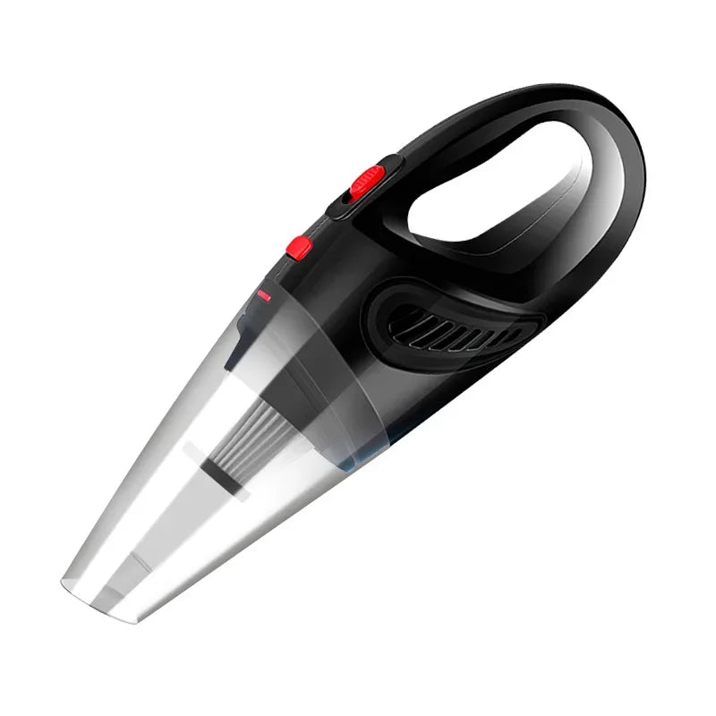 High-Power Travel-Friendly Wired Hand-Held Vacuum Cleaner - USB Charging, Two-Way Dry/Wet Use