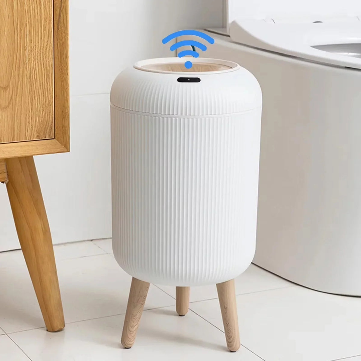 Automatic2025 Edition Trash Can Compact Plastic Motion Sensor Bin - Smart Household Waste Container, Hands Free Hygiene