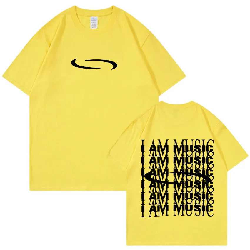 Carti PlayBoi ''I'm Music T-shirt'' Opium Ken Carson Tour Rap Fashion Hip Hop Oversized Tees