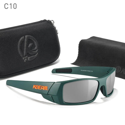 Sunglasses Photochromic All-Black Frame Fishing Sunglasses Summer 2026 Night Driving Comfort Case Included
