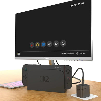 USB 60W C Fast Charger Cube With EU US UK Plugs For Switch2