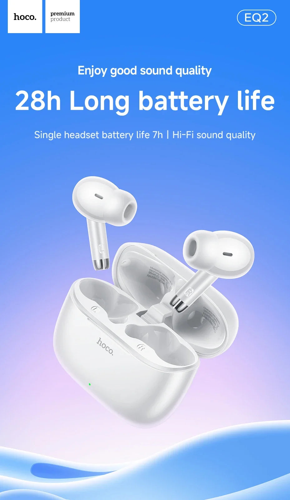 waterproof, USB-C charging, touch control, built-in mic 2026 – Cordless Bluetooth 5.3 earbuds